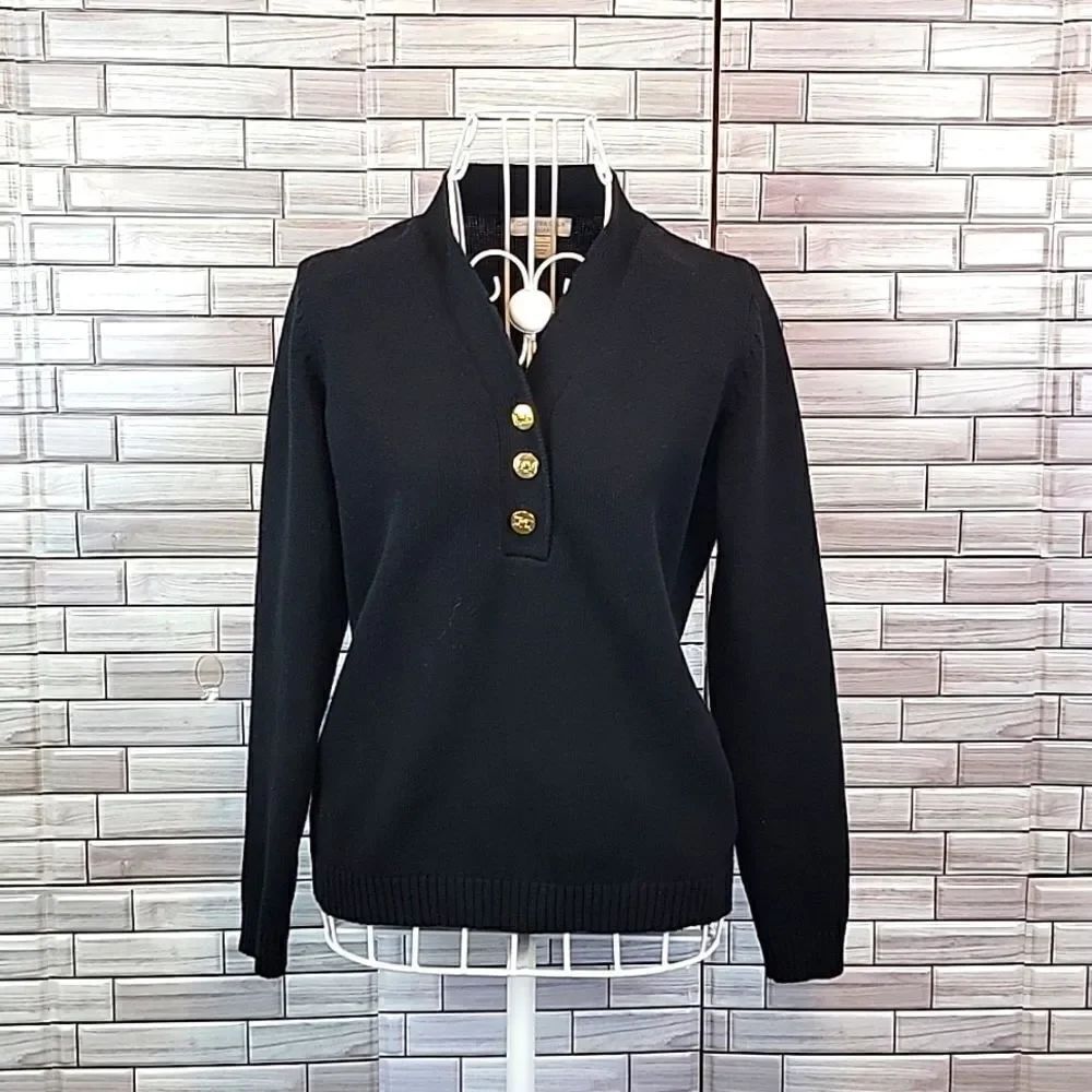 Charter Club black pullover sweater Size MP